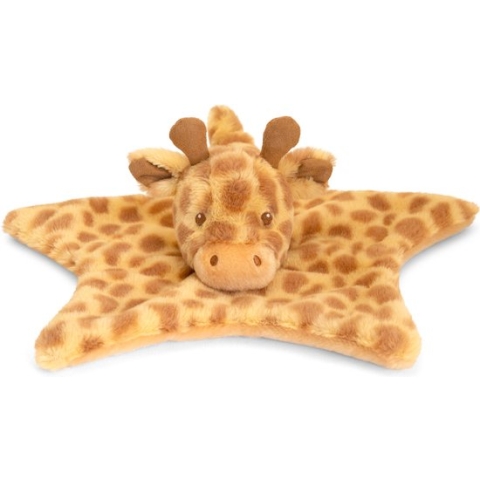 Pluche knuffeldoekje/tuttel dier giraffe 32 cm - Super zacht speciaal voor de allerkleinsten