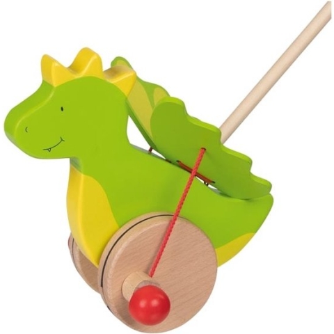 Stokroller Draak Jakomo - Groen