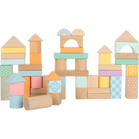 small foot - Pastel Wooden Building Blocks