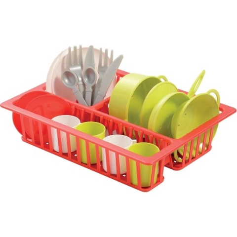 Ecoiffier 100% Chef Afdruiprek met Servies