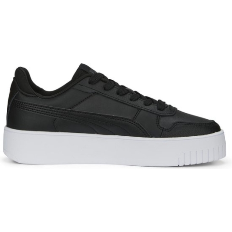 PUMA Carina Street Dames Sneakers - Zwart/Wit - Maat 40