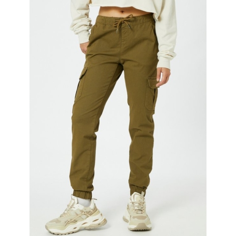 Urban Classics Cargobroek -XL- High Waist Jogging Groen