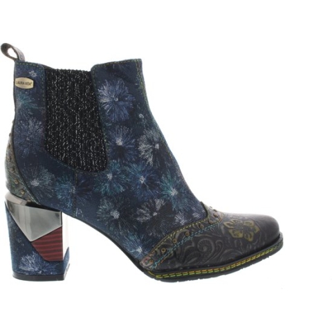 Dames Enkellaars Laura Vita Maevao 05 Bleu Blauw - Maat 39