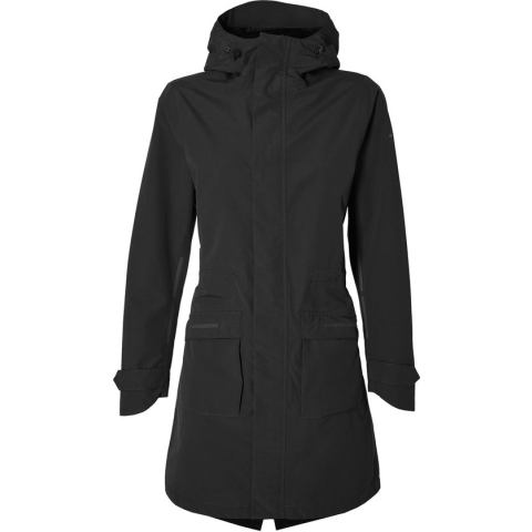 Basil Mosse Parka Regenjas Dames - Zwart - Maat L