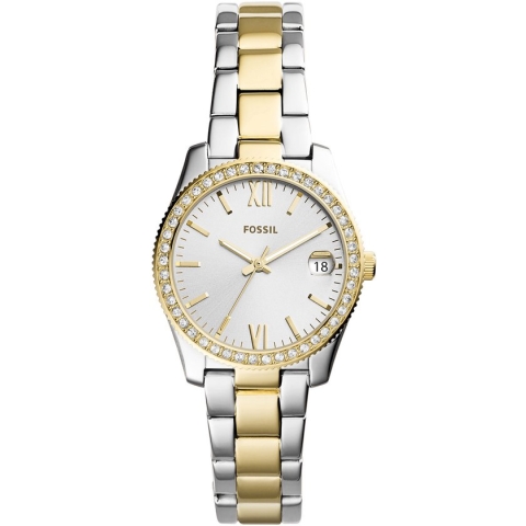Fossil Scarlette Mini ES4319 Dameshorloge 32 mm - Zilverkleurig