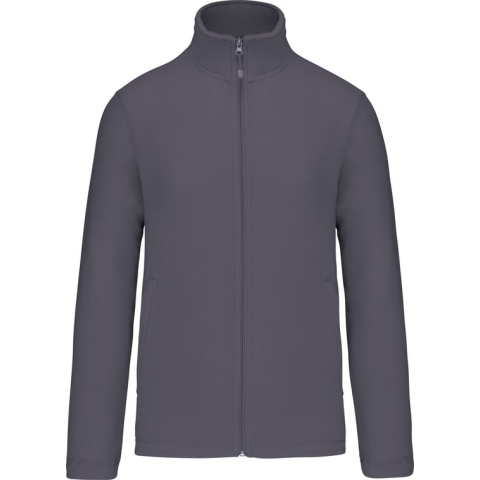 Microfleecevest met rits Kariban Convoy Grijs - maat L