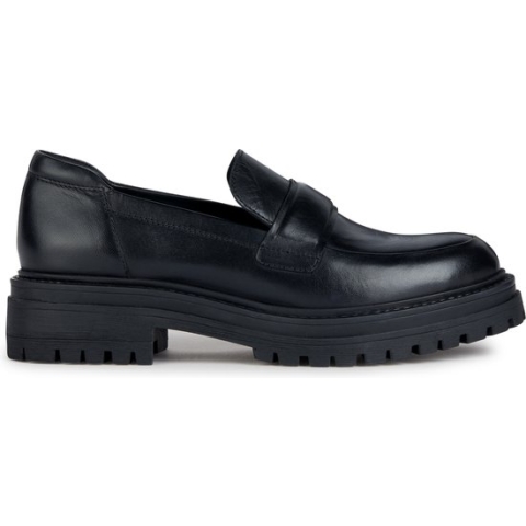 GEOX D IRIDEA Dames Mocassins - BLACK - Maat 38