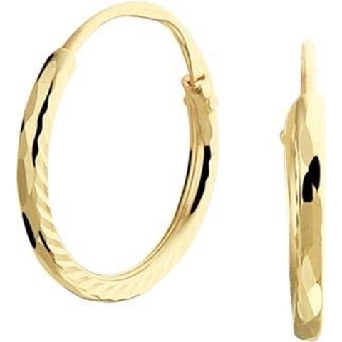 Marie Celeste Oorringen Gediamanteerd - Goud