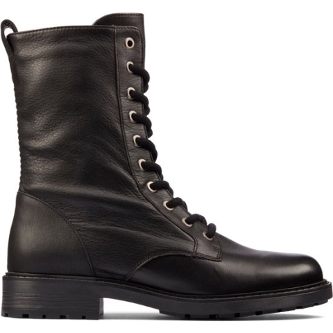 Clarks - Dames - Orinoco2 Style - D - 2 - black leather - maat 4,5
