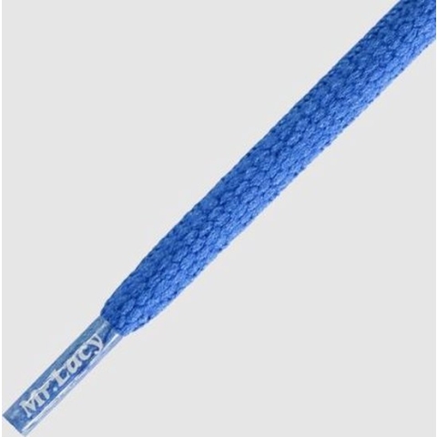 Mr. Lacy - Schoenveters - Veters - Runnies - Plat - Blauw - Waterafstotend - veterlengte120 cm