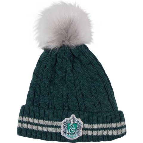 Cinereplicas Harry Potter - Slytherin / Zwadderich Pompon Muts / Beanie