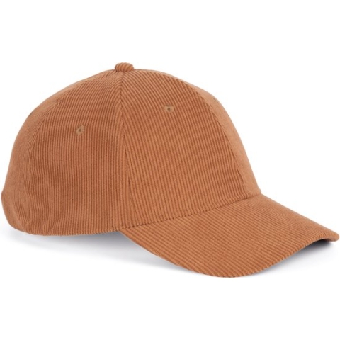 K-up 6-panel Corduroy Cap/Pet Moka - One Size