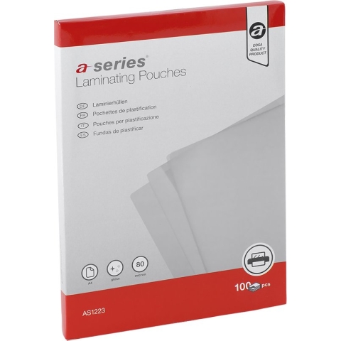 A-Series Lamineerhoes glanzend A4 - 2 x 80 micron - 100 stuks