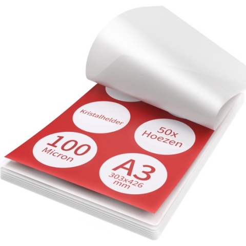 ACROPAQ Lamineerhoezen A3, 100 micron, 50 stuks