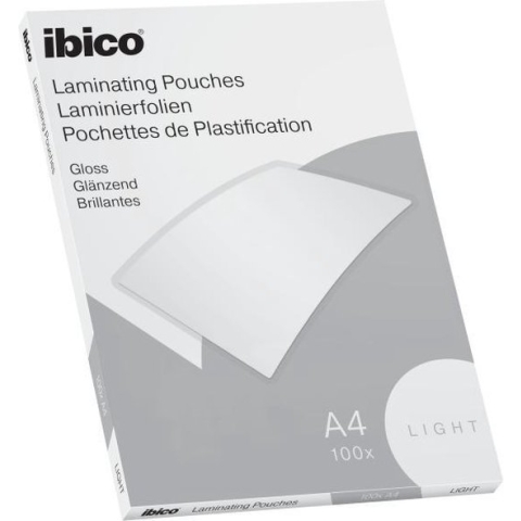 Ibico Basics A4 Lamineerhoezen, Glanzend - 80 micron - 100 Stuks - Glashelder