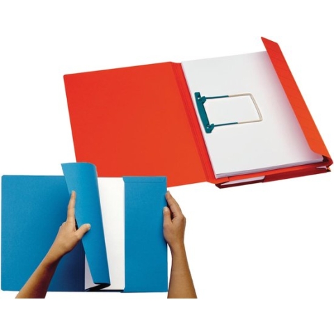 Combimap Secolor folio 1 klep 270gr rood - 10 stuks