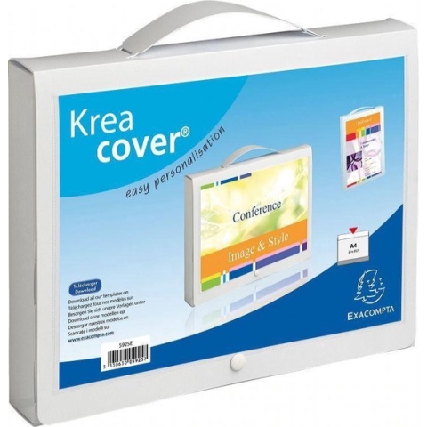 Exacompta Elastobox met handvat Kreacover