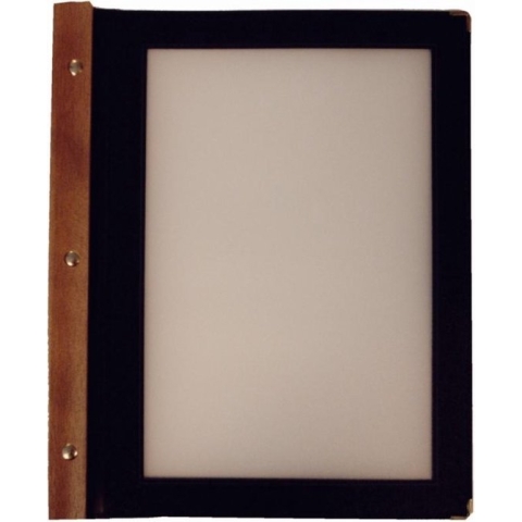 Menumap hout A4 zwart