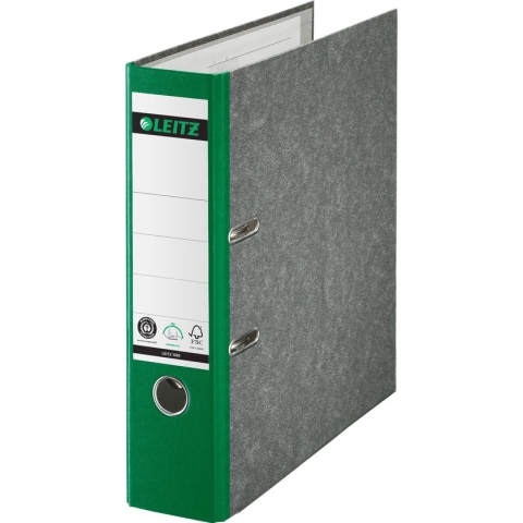 Ordner Leitz A4 80mm groen gewolkt - 20 stuks