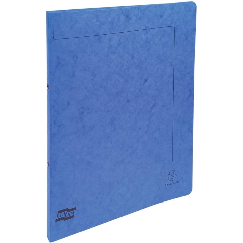 Exacompta ringmap in glanskarton, ft A4, 2 ringen van 1,5 cm, blauw