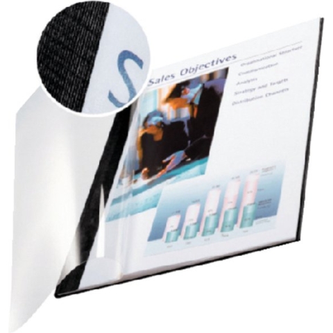 Leitz impressBIND Soepele Omslagen - 3,5 mm - Zwart - 10 stuks