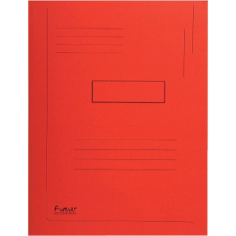 Dossiermap exacompta forever 290 gr 2 kleppen rood