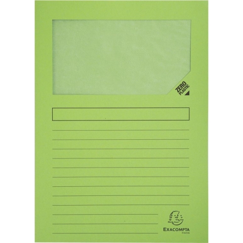 Exacompta L-map Forever, voor ft A4, pak van 25 stuks, lichtgroen