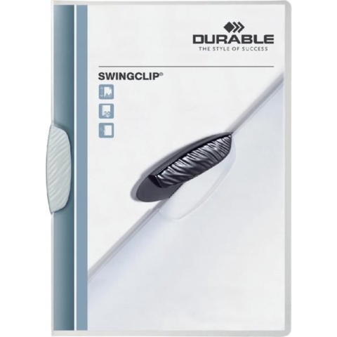 Klemmap durable 2260 swingclip wit 25 stuks