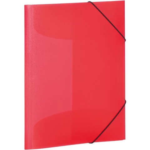 HERMA 19504 map Polypropyleen (PP) Rood, Doorschijnend A4