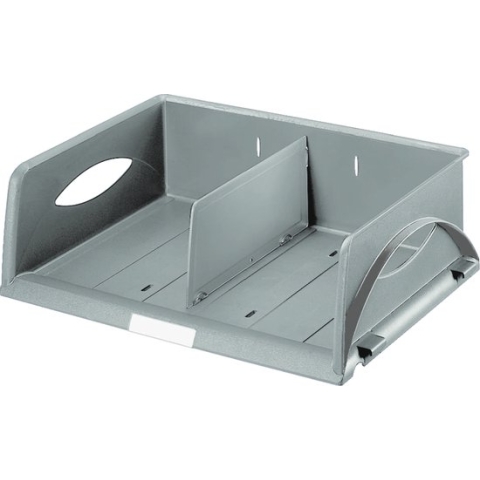 Sorteerbak Leitz 5230 Sorty landscape A4 grijs - 4 stuks