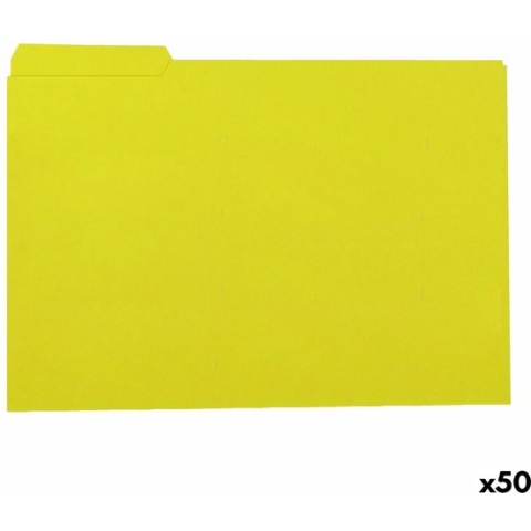 Subfolder Elba Naam tabblad Geel Din A4 (50 Stuks)