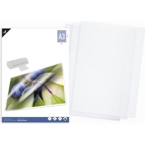 Kangaro lamineerhoes - A3 - 80 micron - glanzend - 100 stuks - K-16010