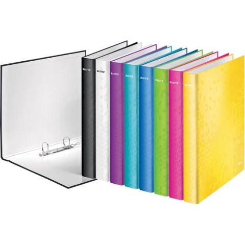 Leitz WOW ringmap 2 ringen, geassorteerde kleuren 10 stuks