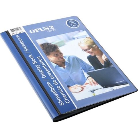10 x Showmap Opus 2 panorama frontview presentatiemap - A4 - 20-tassen - wit