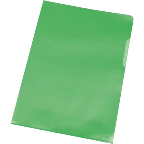 Q-CONNECT L-map groen 120 micron pak van 100 stuks