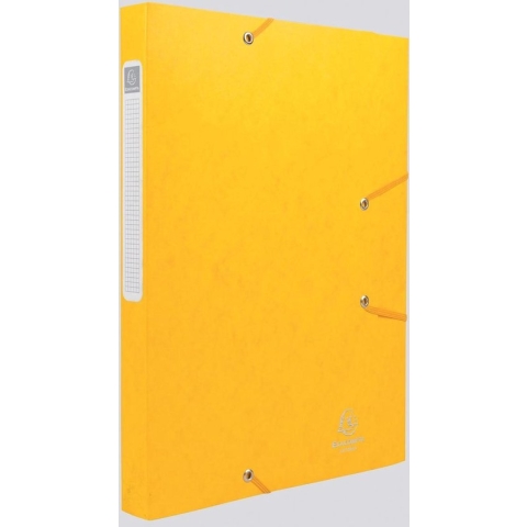 Exacompta Elastobox Cartobox rug van 25 cm geel 5/10e kwaliteit