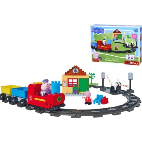 BIG-Bloxx Peppa Pig Treinset - Constructiespeelgoed