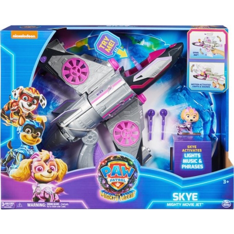 PAW Patrol The Mighty Movie - Transformerende Skyes Vliegtuig met licht en geluid