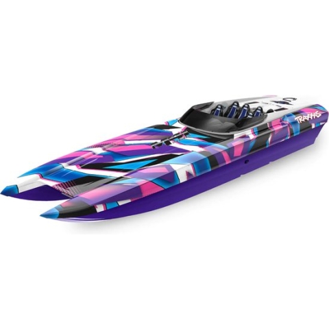 Traxxas DCB M41 Catamaran Raceboot TQi TSM, Paars