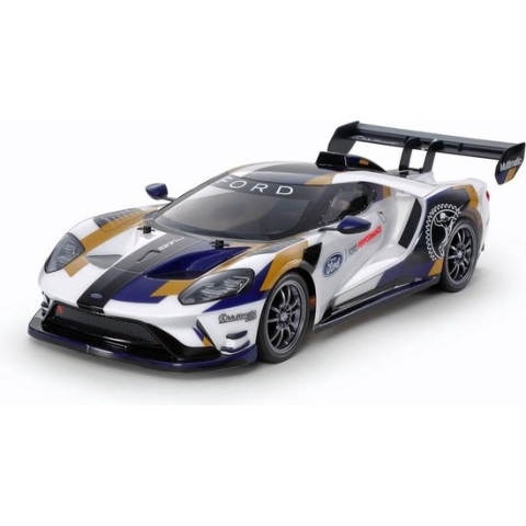 Tamiya RC Ford GT Mk.II 2020 (TT-02) PB Brushed 1:10 RC auto Elektro Racewagen Bouwpakket