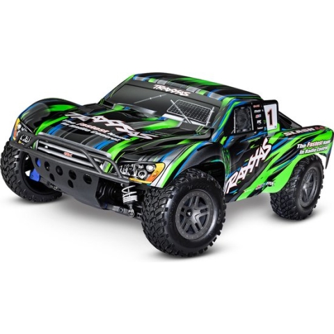 Traxxas SLASH 4X4 BL-2S BRUSHLESS 1/10 SCALE 4WD SHORT COURSE TRUCK TQ 2.4GHZ - GREEN TRX68154-4GRN