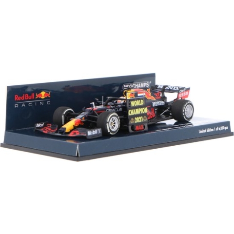 Red Bull Racing Honda RB16B #33 Winner Abu Dhabi GP 2021 +Pitboard WC 2021 - 1:43 - Minichamps