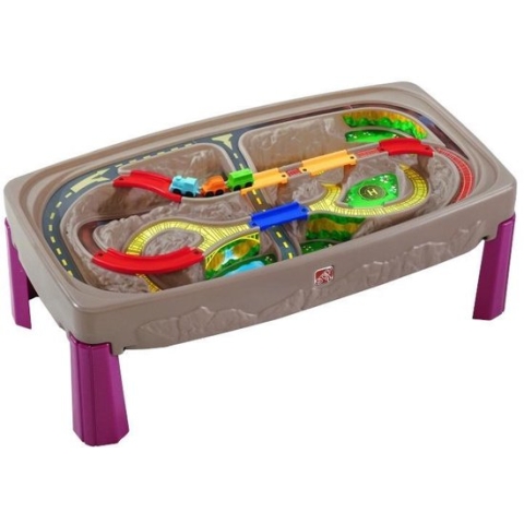 Step2 Deluxe Grand Canyon Treintafel met spoor, treinset & accessoires - Speeltafel van Kunststof