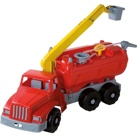 Brandweer tankwagen +/- 75cm spuit echt water