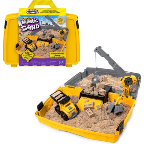 Kinetic Sand - Construction Folding Sandbox 907 g - Sensorisch speelgoed