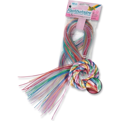 Folia Scoubidou draad met goud- en zilverdraad