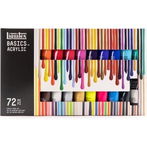 Liquitex Basics - Acrylverf - complete set van 72 kleuren - 22ml