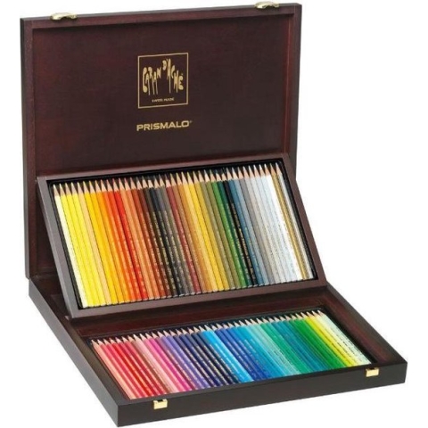 Kleurpotloden Caran d'Ache Prismalo 80stuks houten doos ass