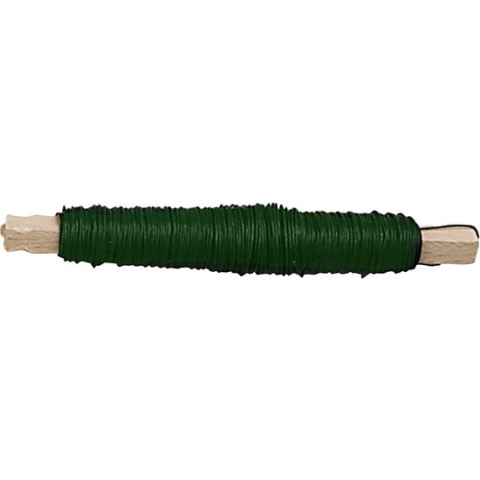 Bloemendraad, dikte 0,5 mm, groen, 50m