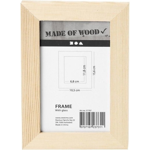 DIY fotolijstjes beschilderen 10 x 15 cm - Hobbymateriaal/knutselmateriaal fotolijsten schilderen/knutselen